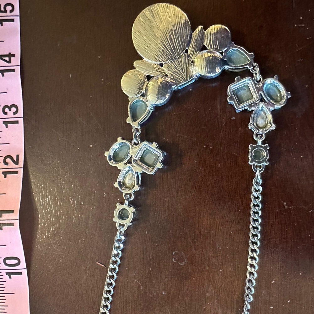 Loft Rhinestone Statement Necklace - Picture 6 of 14